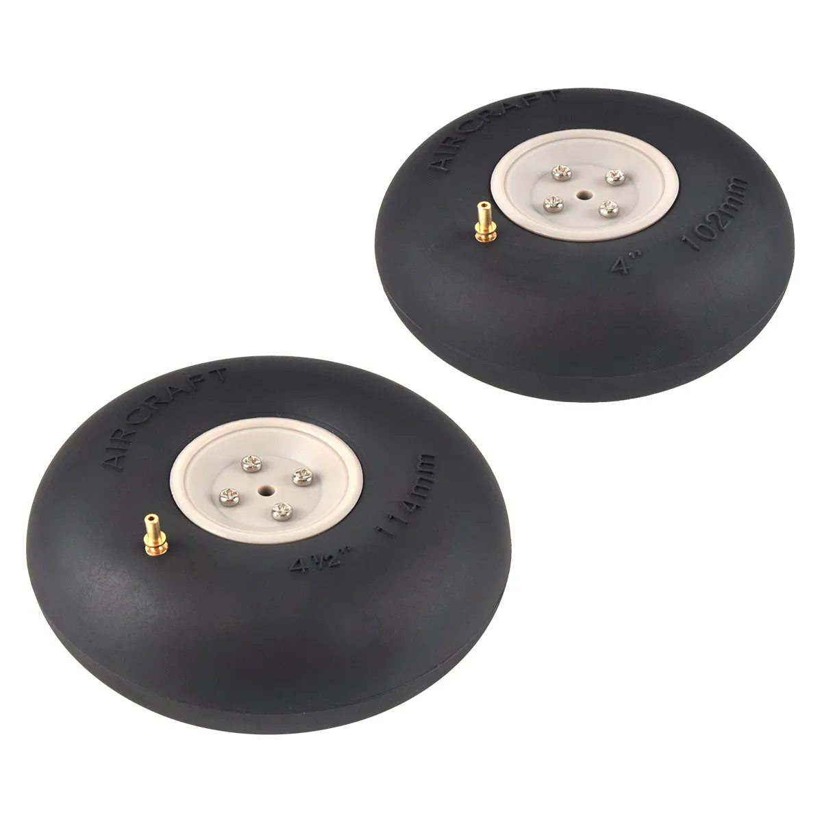 Propeller Balancer Tool - 1 คู่นิวเมติกยางล้อยางพองยาง 4/4. 5/5/5.5 นิ้วสําหรับเครื่องบิน RC