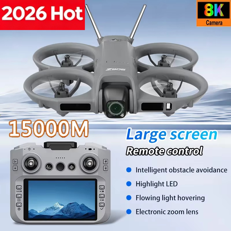 Drone Smart Rc Foldable - โดรนพับได้ Z906 รุ่นปี 2026 พร้อมกล้องคู่ 8K