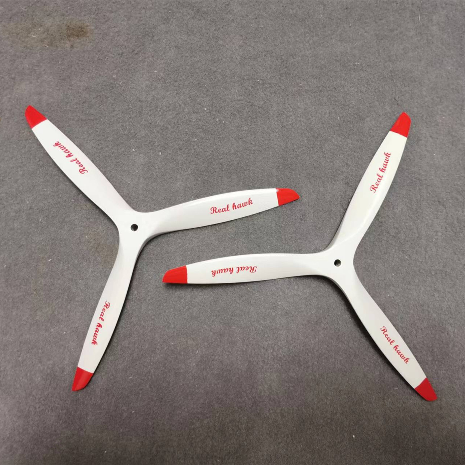 Propeller Balancer Tool - 1ชิ้น3ใบมีด15/16/17/ 18/19นิ้วไปข้างหน้า (ccw) และถอยหลัง (CW) ใบพัดไม้บีชสีขาวสำหรับเครื่องบินจำลองแก๊ส