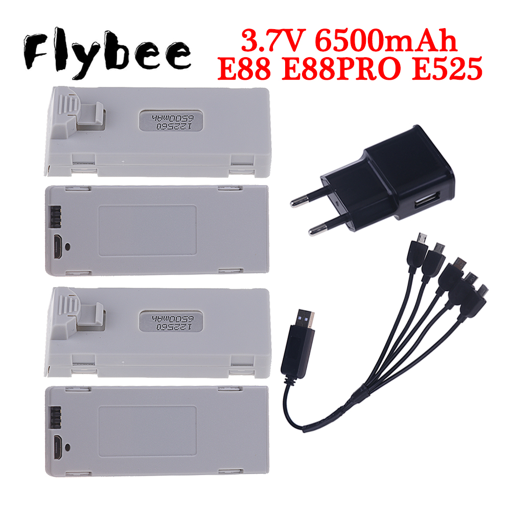Drone Rc Leading - แบตเตอรี่ E88เดิม3.7V 6500mAh Lipo สำหรับ E88