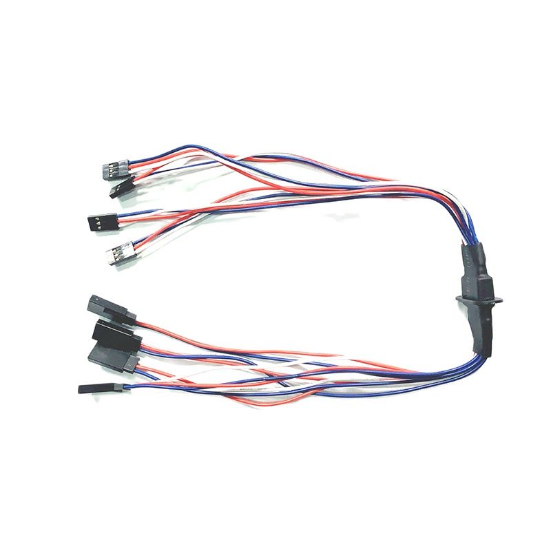 Propeller Balancer Tool - สายต่อเซอร์โว MPX 8 พิน แบบติดตั้งบนหน้าแปลน ตัวผู้