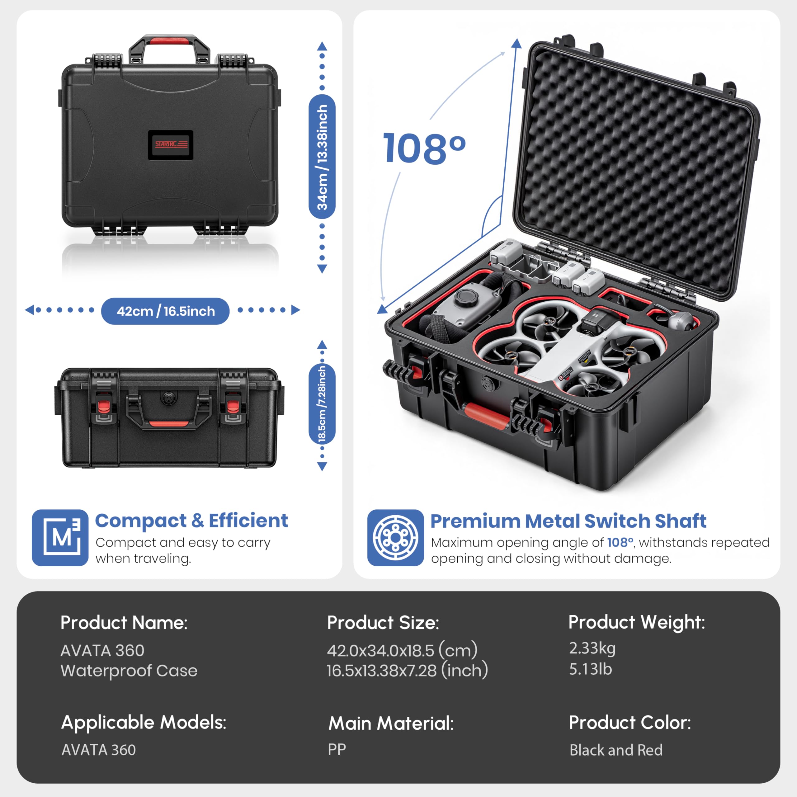 STARTRC Avata 360 Case, สำหรับ - Drone Rc N3 3 Batteries บทวิจารณ์และราคา