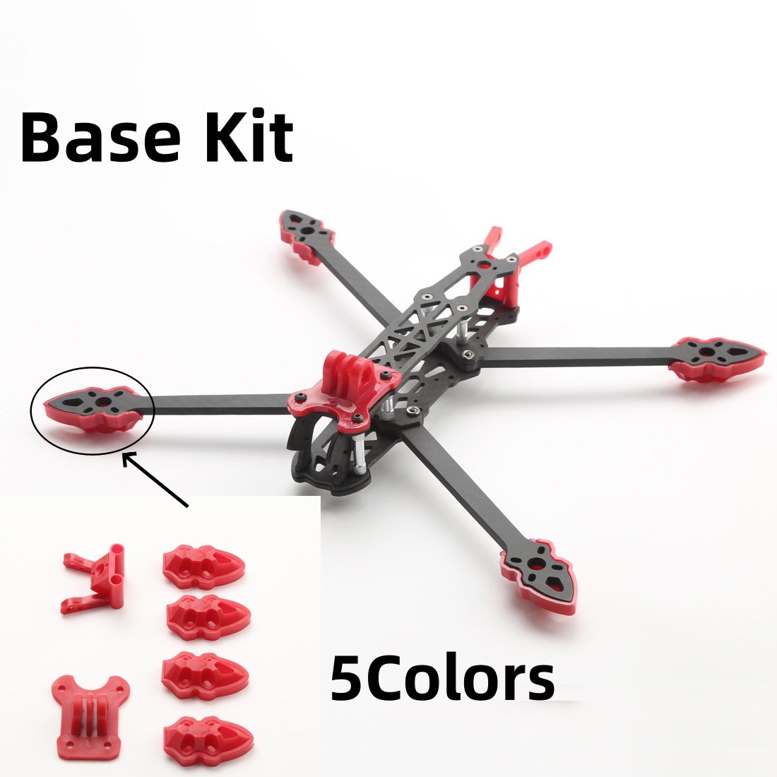 ชุดโครง FPV Mark4 ขนาด 5 นิ้ว  - 3D Printed Drone Part บทวิจารณ์และราคา