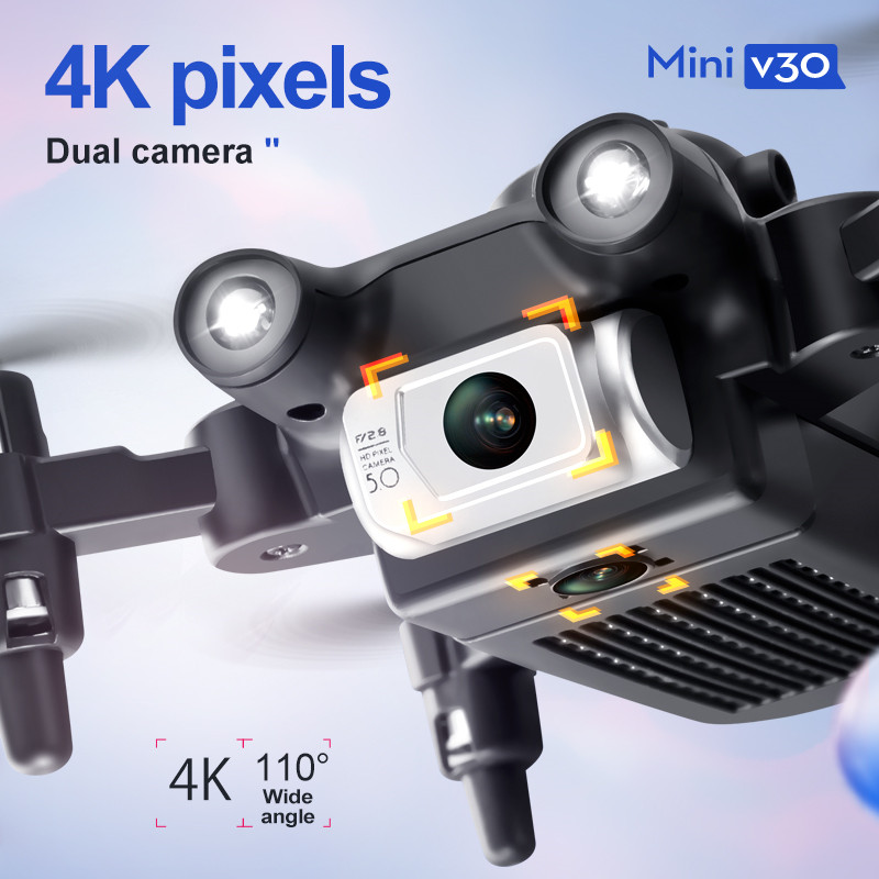 Mini V30 WiFi FPV Drone 4K HD  - Drone Rc Foldable บทวิจารณ์และราคา