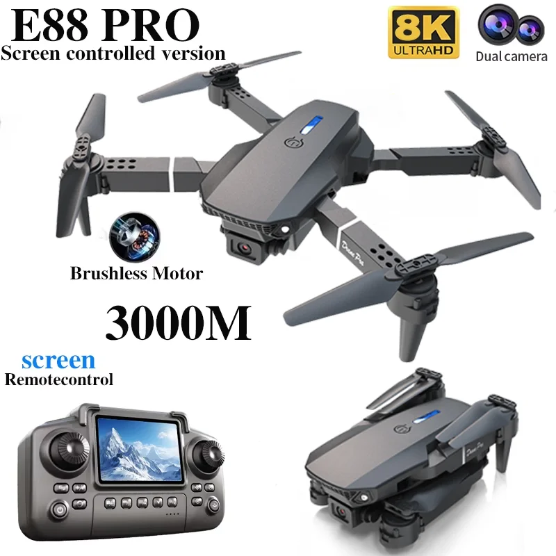 โดรนรุ่น Professional E88 PRO  - Drone Rc Foldable บทวิจารณ์และราคา