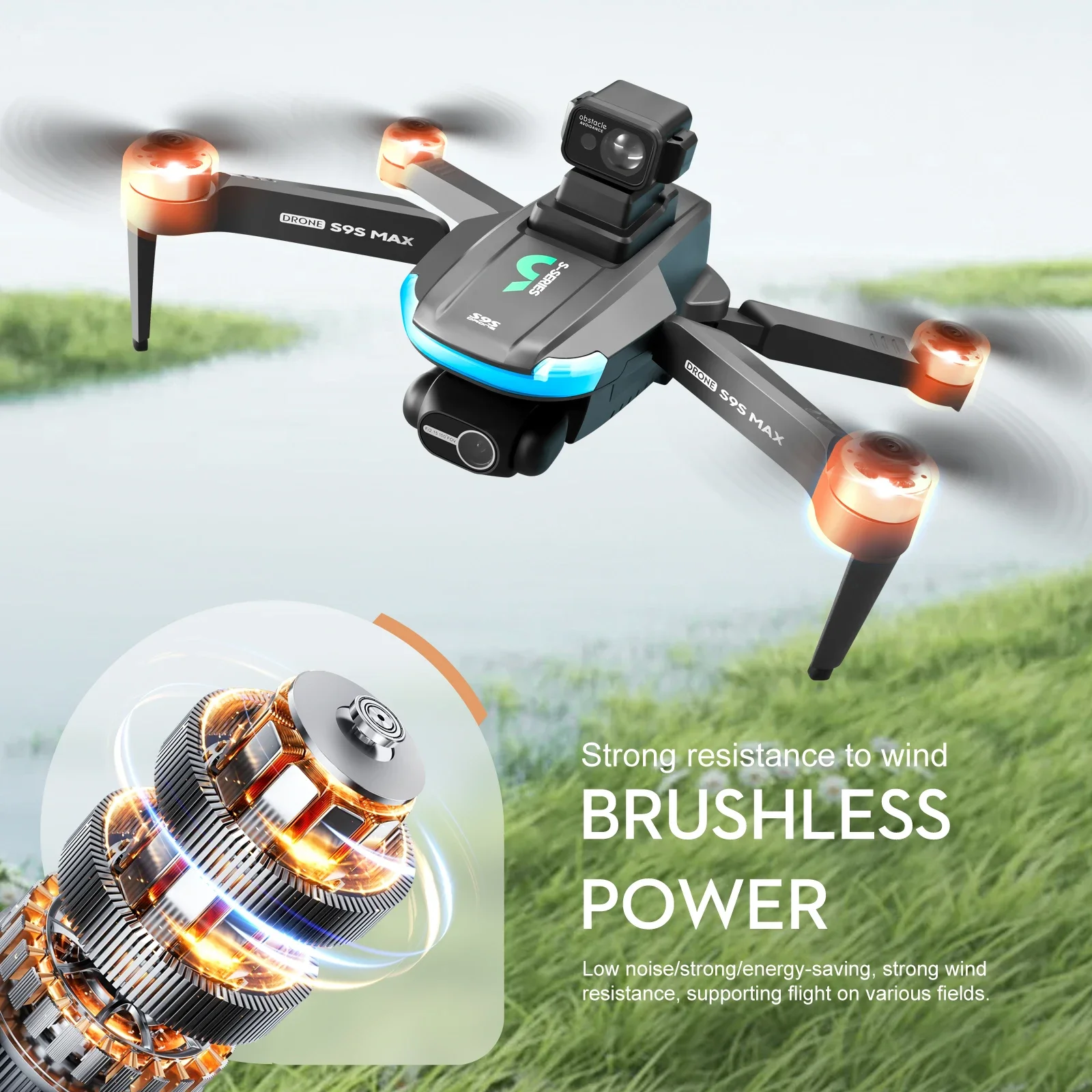 ใหม่S9S MAX MINI Drone 4K 2 แก - Rc Drone Uav บทวิจารณ์และราคา