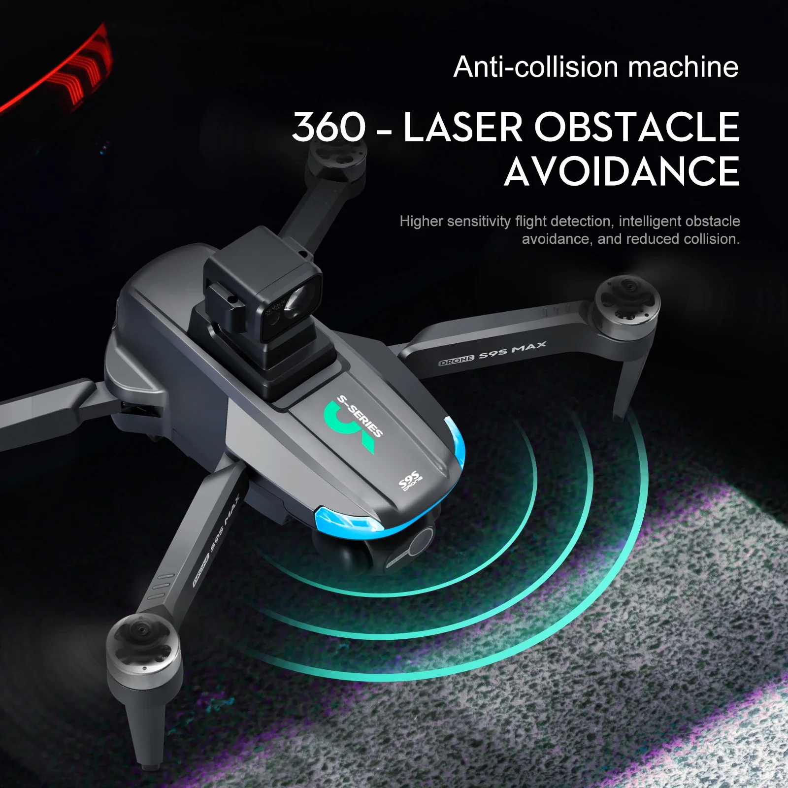 ใหม่S9S MAX MINI Drone 4K 2 แก - Rc Drone Uav บทวิจารณ์และราคา