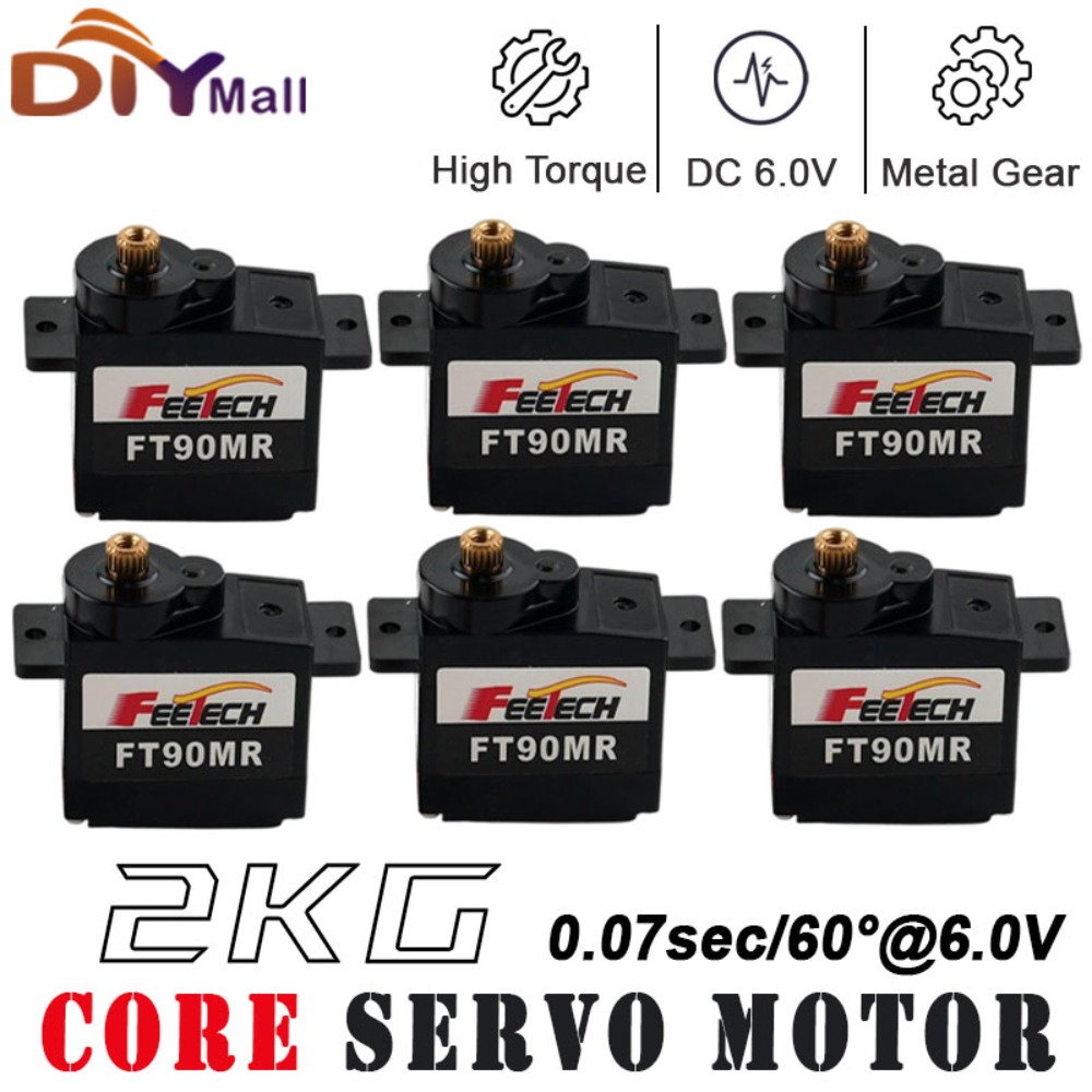 เฟตเทค FT90M ไมโครเซอร์โวแบบดิ - Drone Rc Car บทวิจารณ์และราคา
