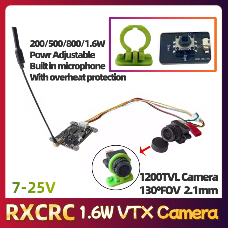 โมดูล RXCRC 5.8G 48CH 1.6W VTX - Drone With Rc Controller บทวิจารณ์และราคา
