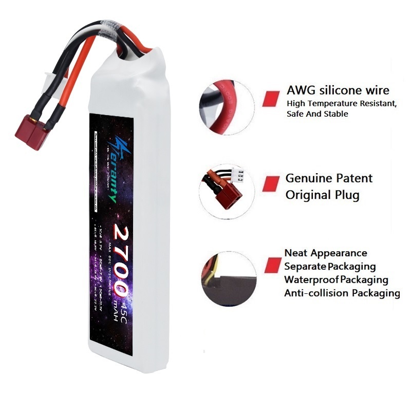 1/3ชิ้น2S 7.4V LiPo แบตเตอรี่2 - Drone Rc Leading บทวิจารณ์และราคา