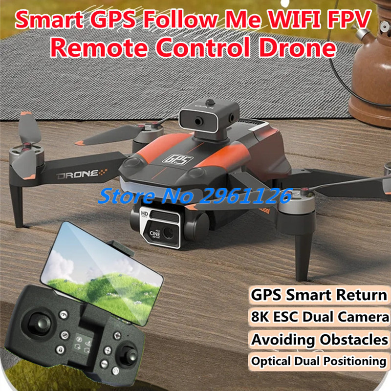 Brushless สมาร์ท GPS ติดตามฉัน - Drone Smart Rc Foldable บทวิจารณ์และราคา