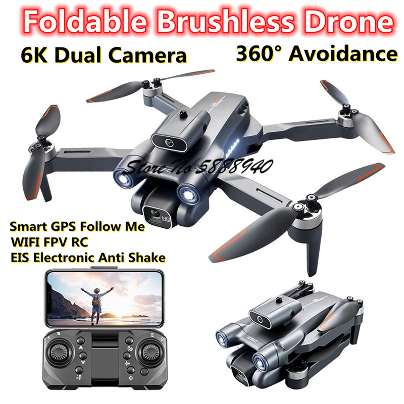 โดรนควบคุมระยะไกลแบบพับได้ 6K  - Drone Rc S1S บทวิจารณ์และราคา