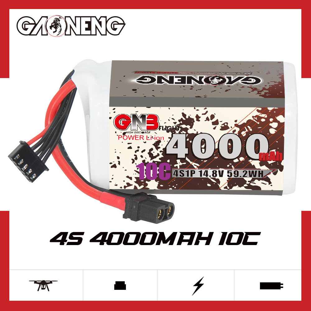 GNB 4000mAh 4S 14.8V 10C 20C พ - Drone Rc Leading บทวิจารณ์และราคา