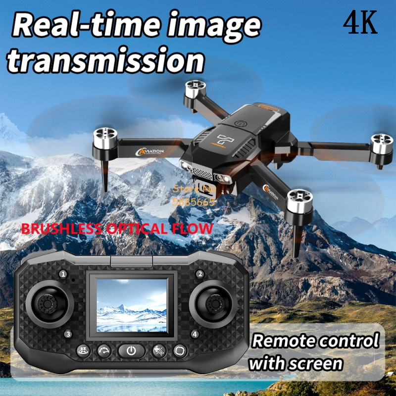 4K กล้องคู่ Optical Flow Brush - Drone Rc Foldable บทวิจารณ์และราคา