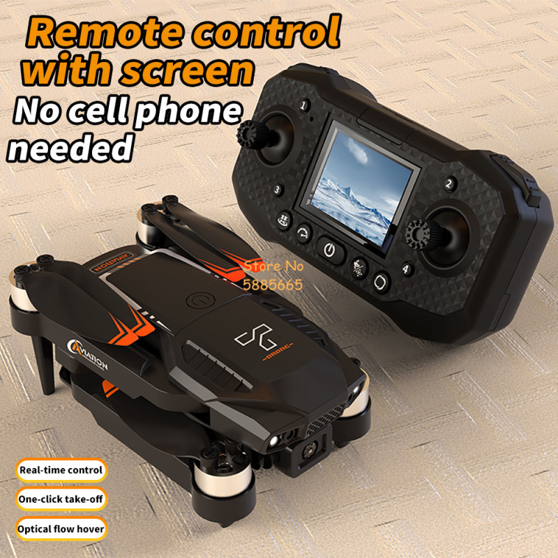 4K กล้องคู่ Optical Flow Brush - Drone Rc Foldable บทวิจารณ์และราคา