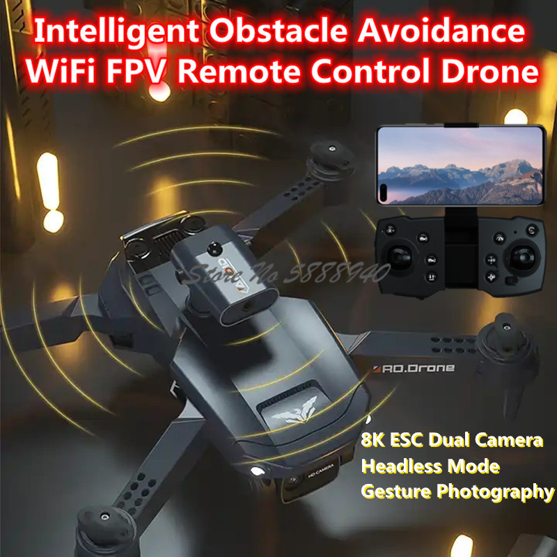 สมาร์ทหลีกเลี่ยงอุปสรรคแบบพับไ - Drone Smart Rc Foldable บทวิจารณ์และราคา