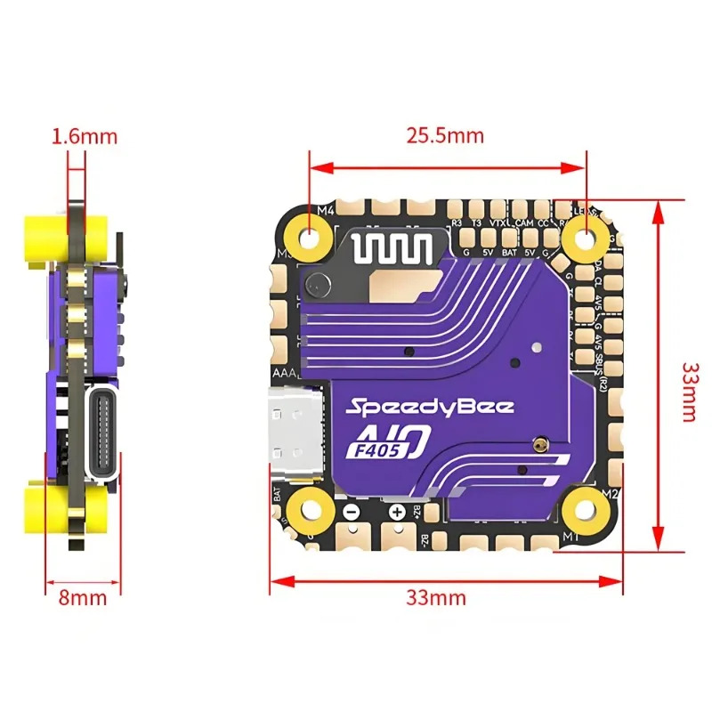 SpeedyBee F405 AIO Flight Cont - Drone With Rc 2 บทวิจารณ์และราคา