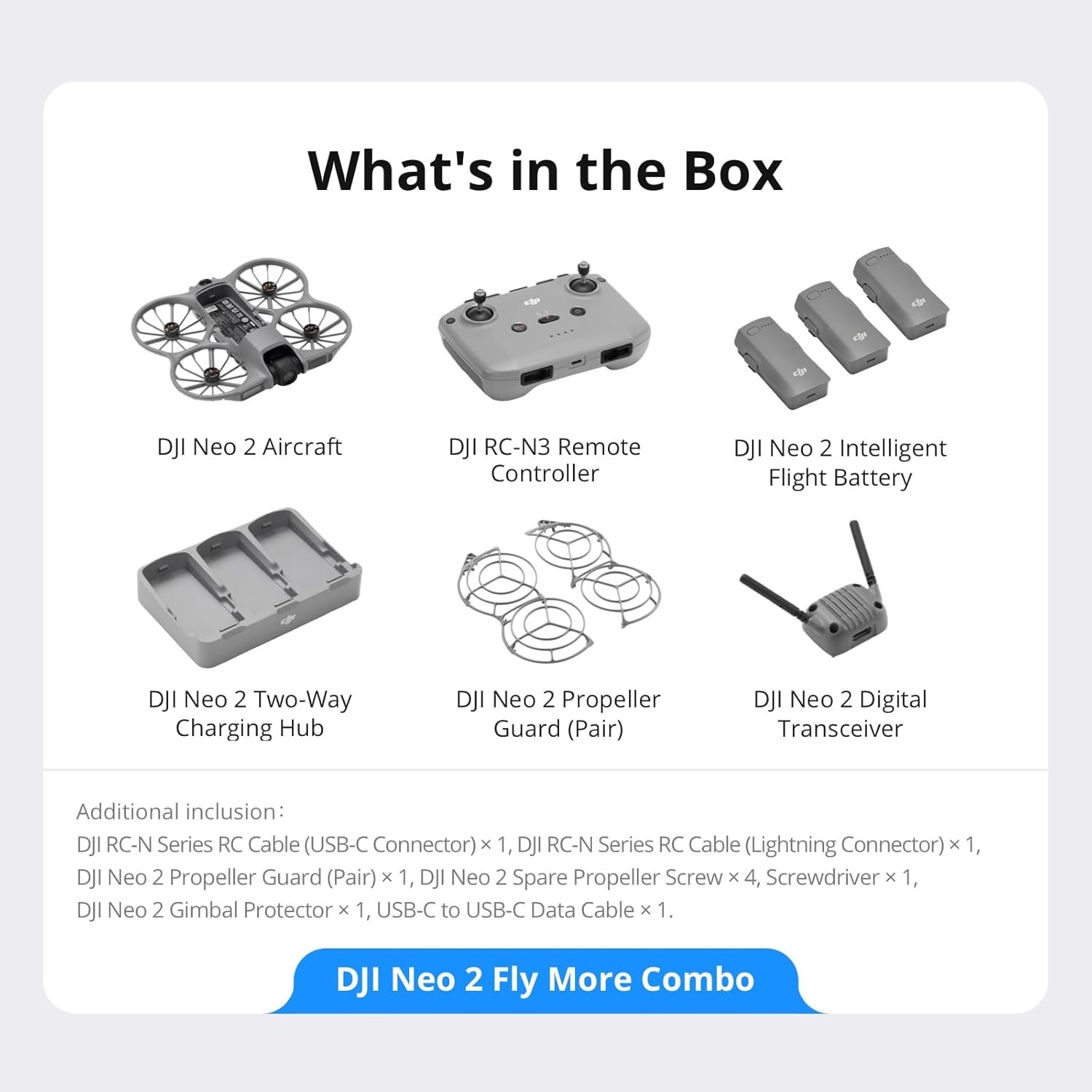 โดรน DJI Neo 2 Fly More Combo  - Drone Rc N3 3 Batteries บทวิจารณ์และราคา