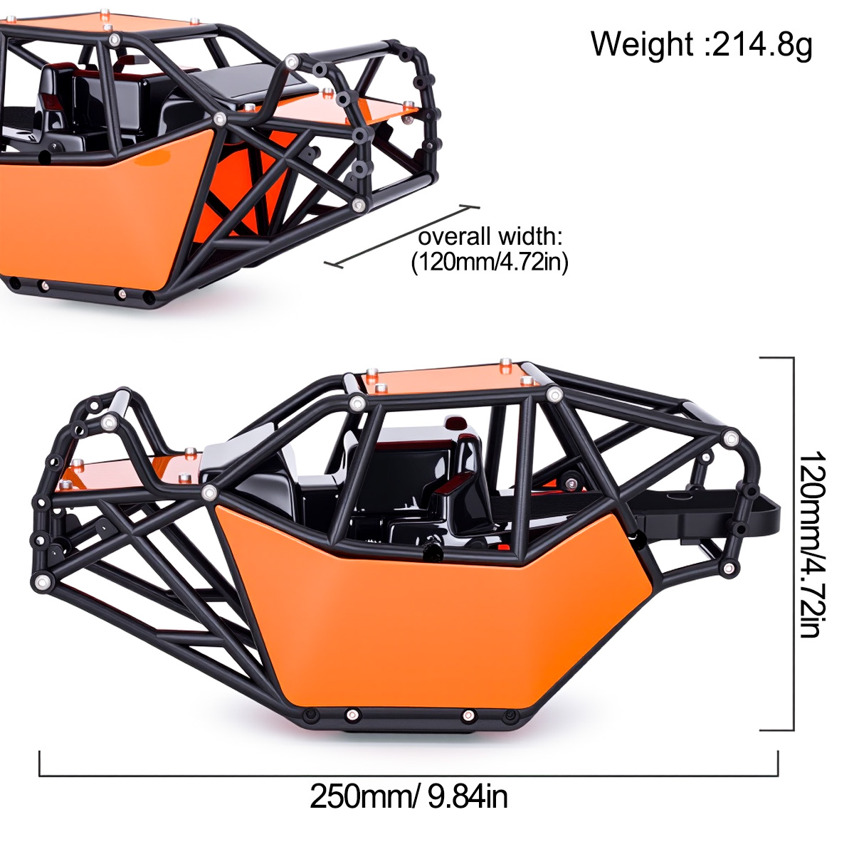 โครงไนลอนสำหรับรถบักกี้ 1/10 C - Rc Rock Crawler บทวิจารณ์และราคา