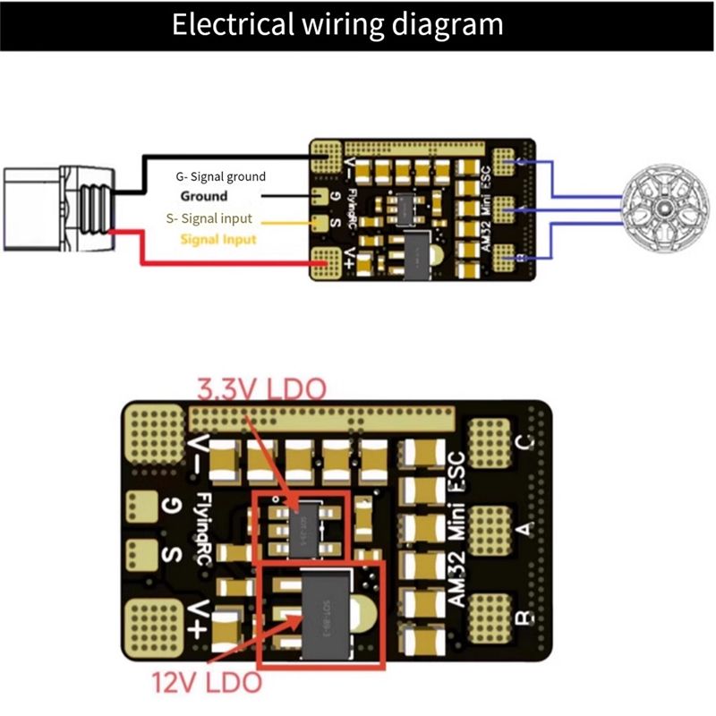 Best-AM32 ESC 40A 32-Bit ตัวคว - Drone Rc Car บทวิจารณ์และราคา