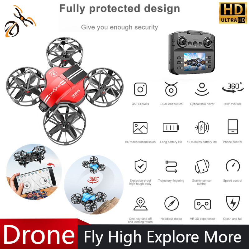 ใหม่ Mini Drone 812PRO อาชีพ H - Rc Drone Uav บทวิจารณ์และราคา