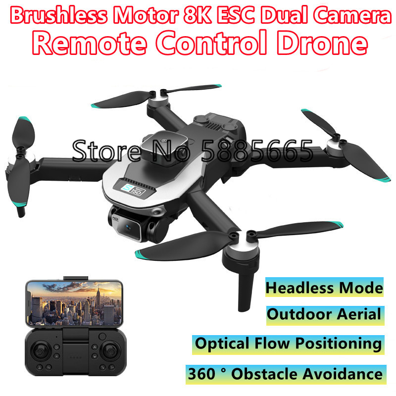 โดรนบังคับวิทยุไร้สายแบบไร้แปร - Drone Smart Rc Foldable บทวิจารณ์และราคา