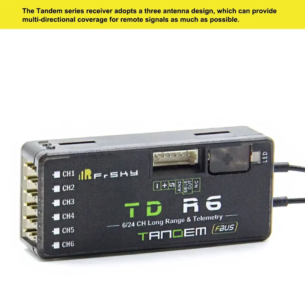 ตัวรับสัญญาณ FrSky TD R6 2.4G/ - Frsky Receiver Module บทวิจารณ์และราคา