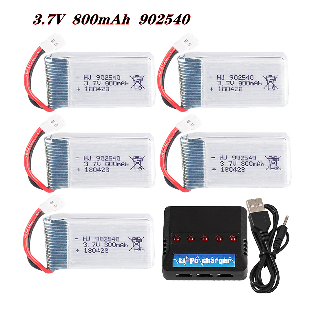3.7V 800mAh 902540 25C แบตเตอร - Drone Rc Leading บทวิจารณ์และราคา